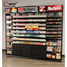 Customer Satisfied Cigarette Display With Pusher Retail Custom Design Metal Wire Mesh E-Cigar Display Racks And Stands